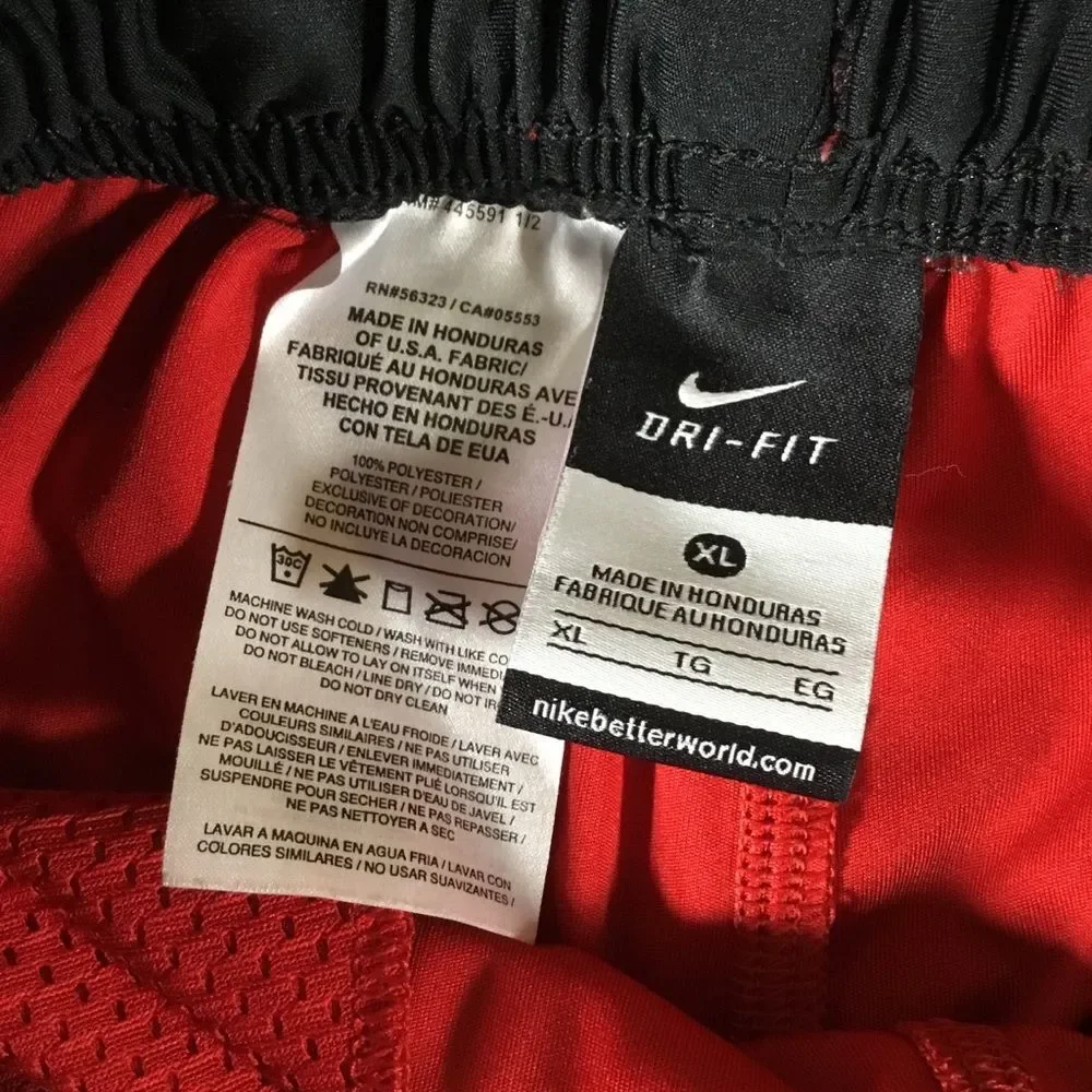 Nike basketball athletic shorts unisex size XL
